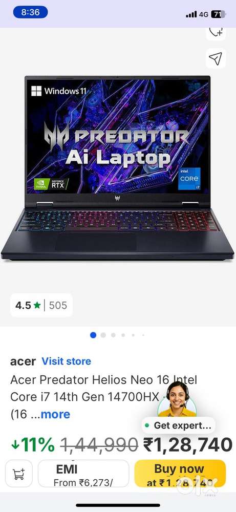 Acer Predator Neo 16