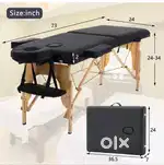 Portable folding spa bed