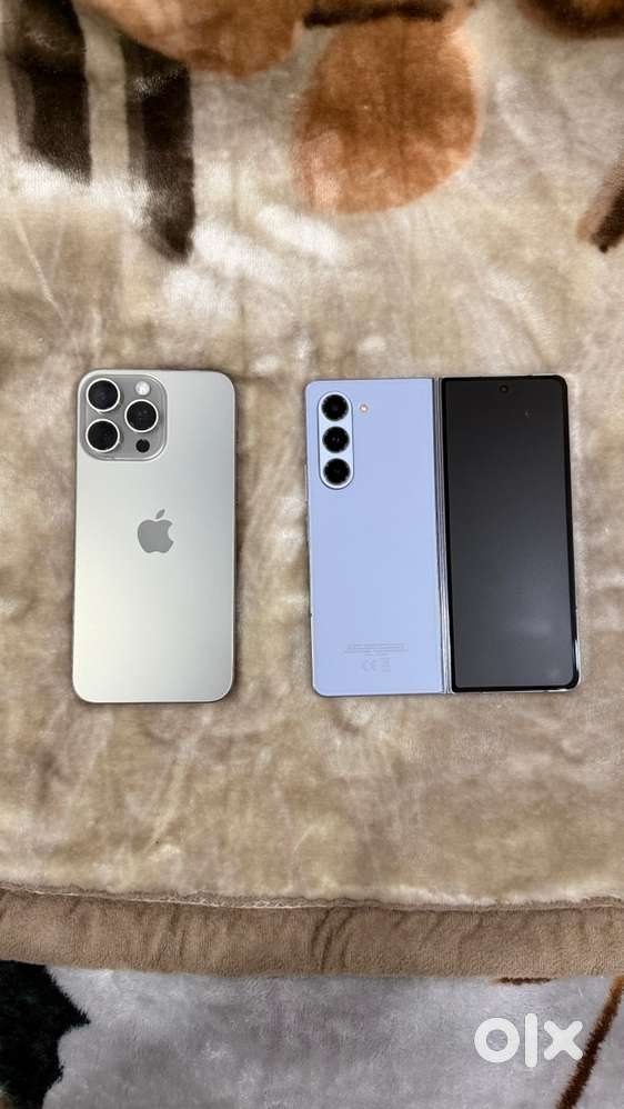 15 Pro Max 1 TB and Z fold 5 512 GB