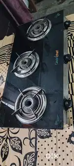 3 Burner Gas Stove for sale (Glass Platform)