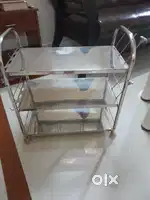 Steel rack for kitchen appliances