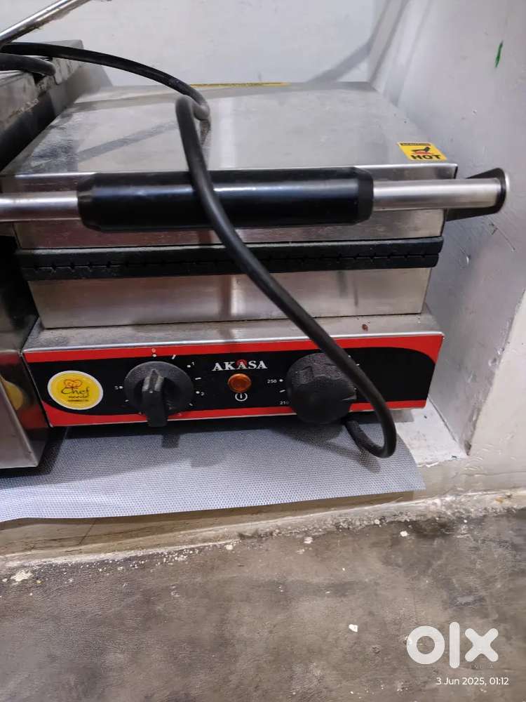 Deep fryer 8lt.branded+Waffle cone Maker branded-unused-Mrp-32000/-.