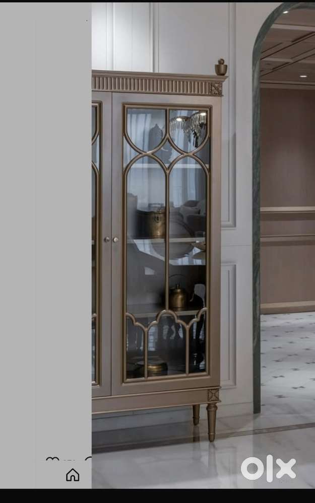 Brand new metallic gold pu paint almira for storage