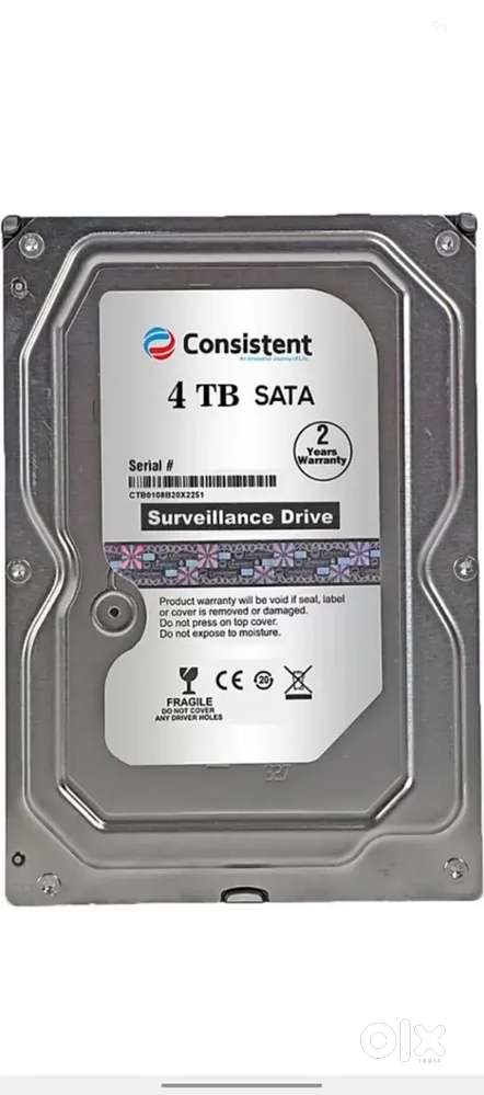 Hard disk 4tb consistent