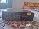 Amplifier with 2 coloum speaker