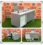 Office boss ceo director tables desks reception conference table chair
