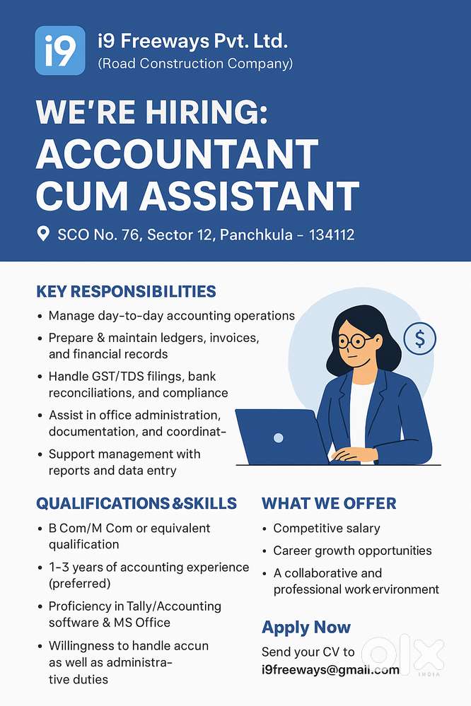 Accountant Cum Assistant