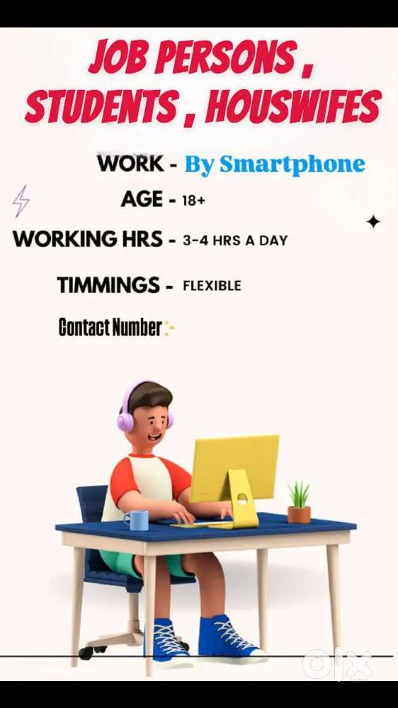 Home based work  18 +