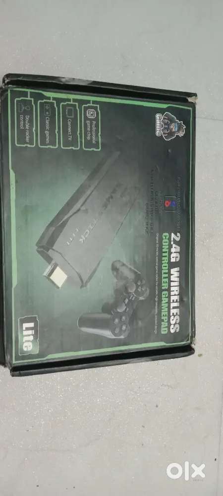 A full of gaming set with consoler