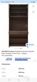 Computer desk-Old Wolf Engineered furniture
