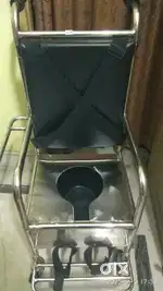 Stainless Steel Commode on Wheels available for immediate sale.