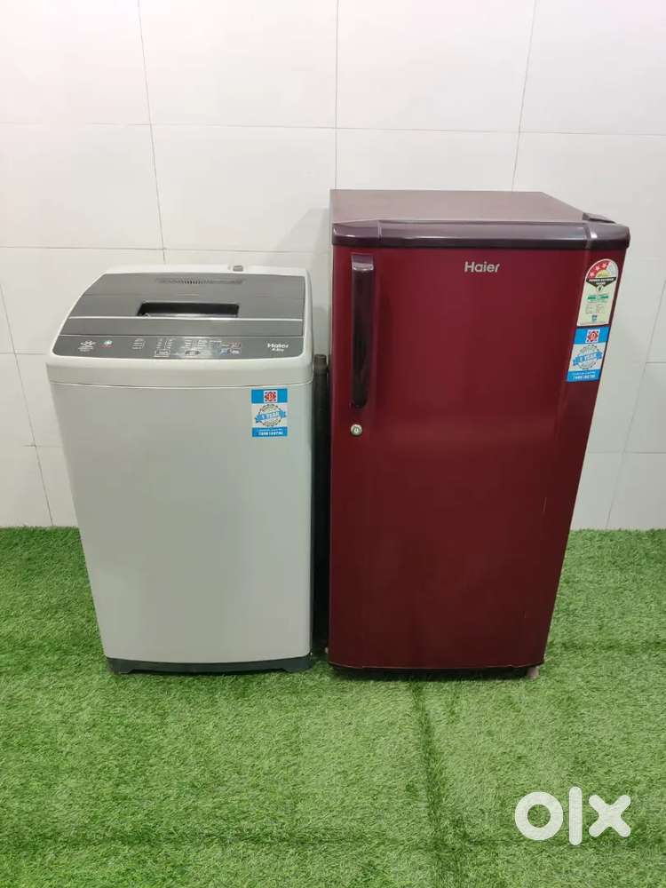 @@ Haier 175 ltrs maroon and Haier fiber 6.2 kg combo offer ___/