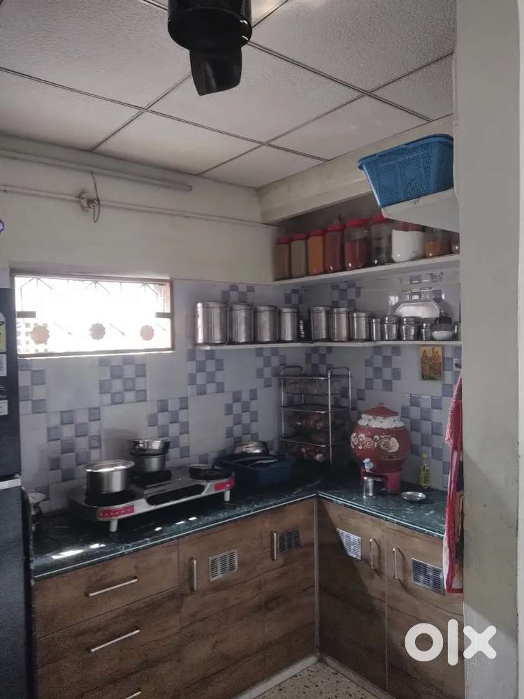 1bhk flat with semi furnished
