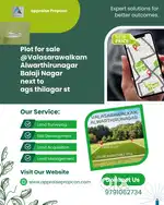Prime Residential land at Valasarawalkam, Alwarthirunagar