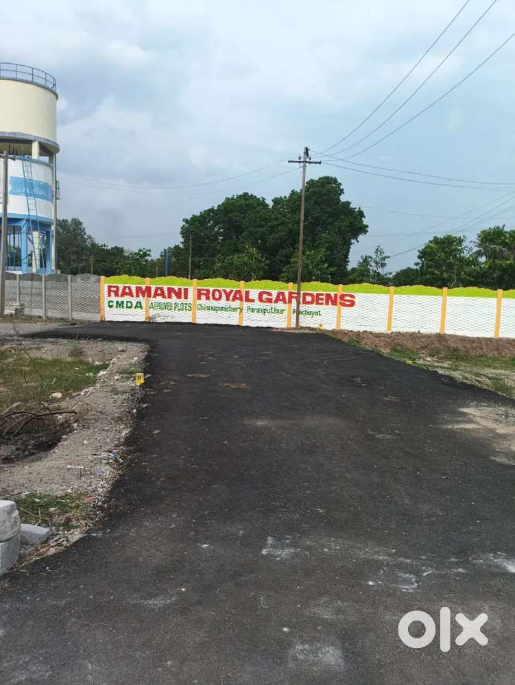 Plots near Takkolam Railway station
