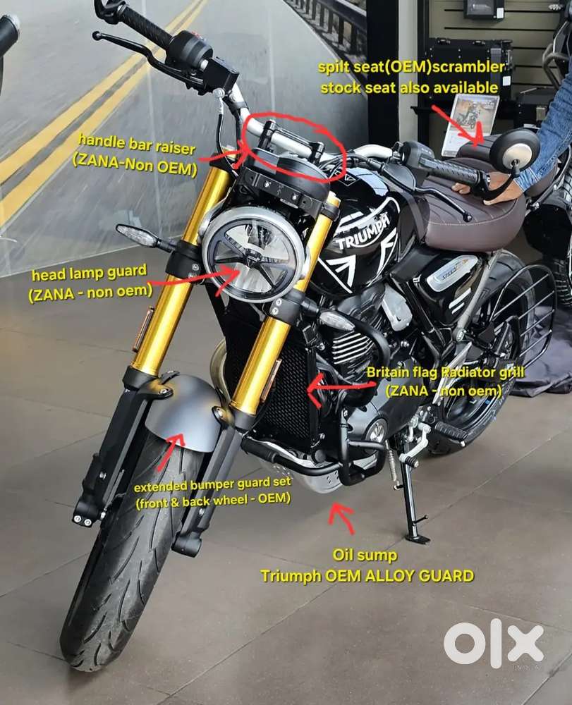 TRIUMPH @ BRAND new condition with complete Accessories