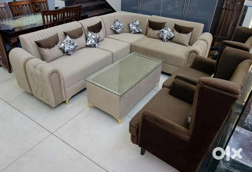 Nagpur Furniture Zone,  Sectional Heavy L Shape Sofa Set