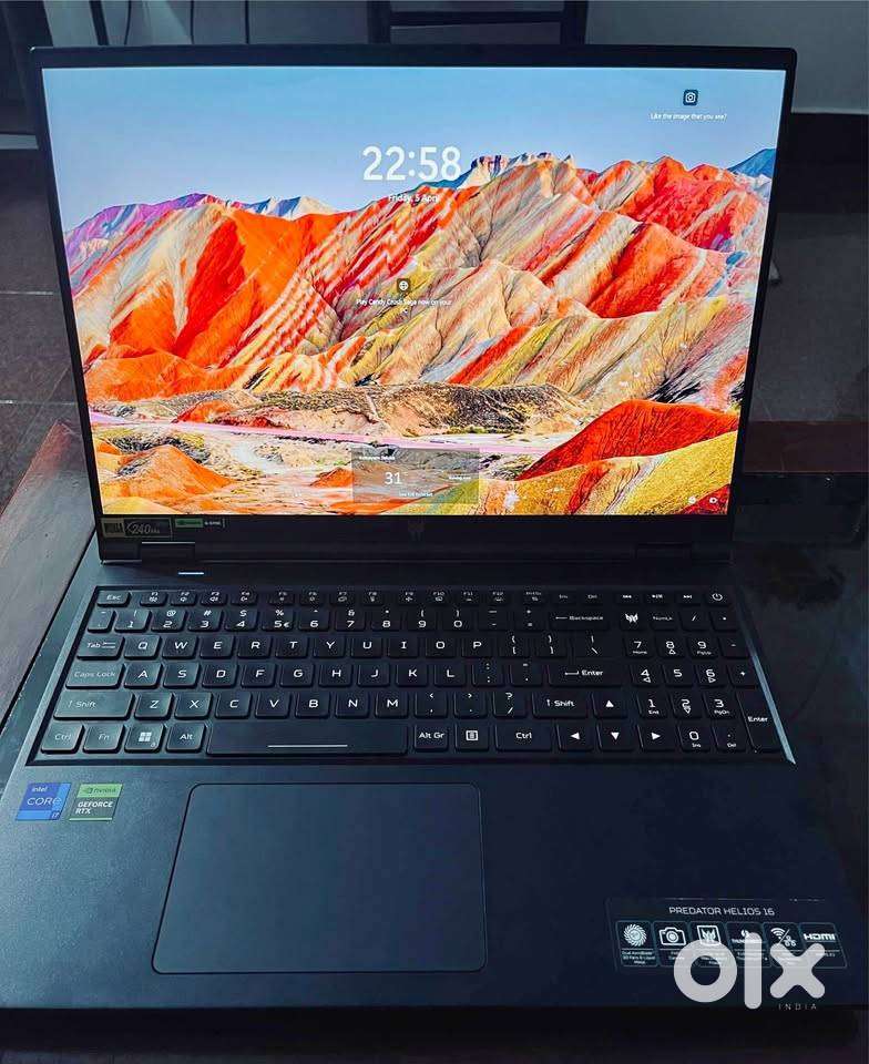 Acer Predator Helios 16 -i9 13th gen,16GB DDR5, 1TB SSD, RTX 4070(8GB)