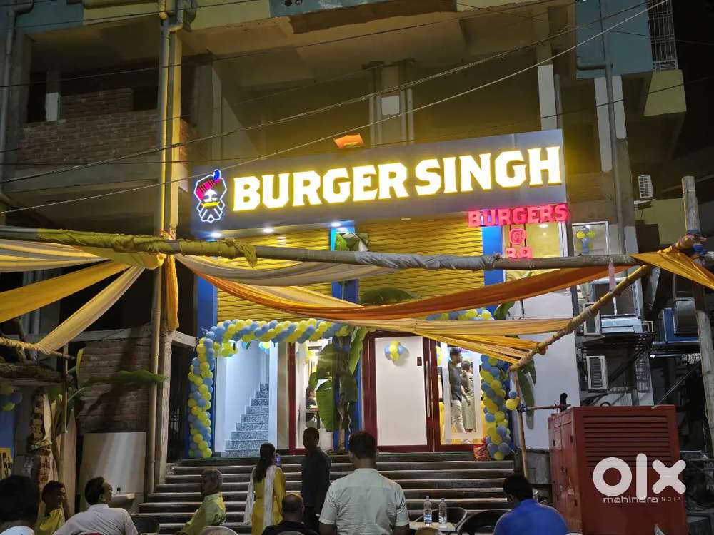 Kichen  staff for burger singh