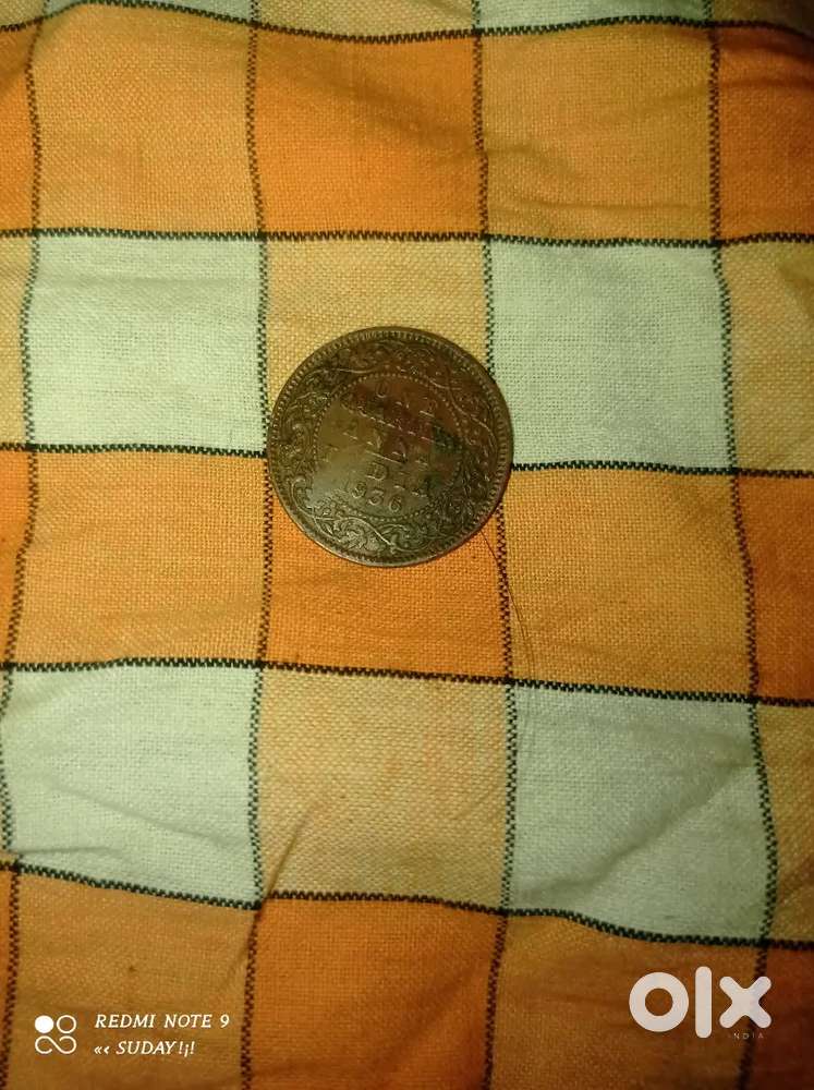 One Quarter anna INDIA 1936