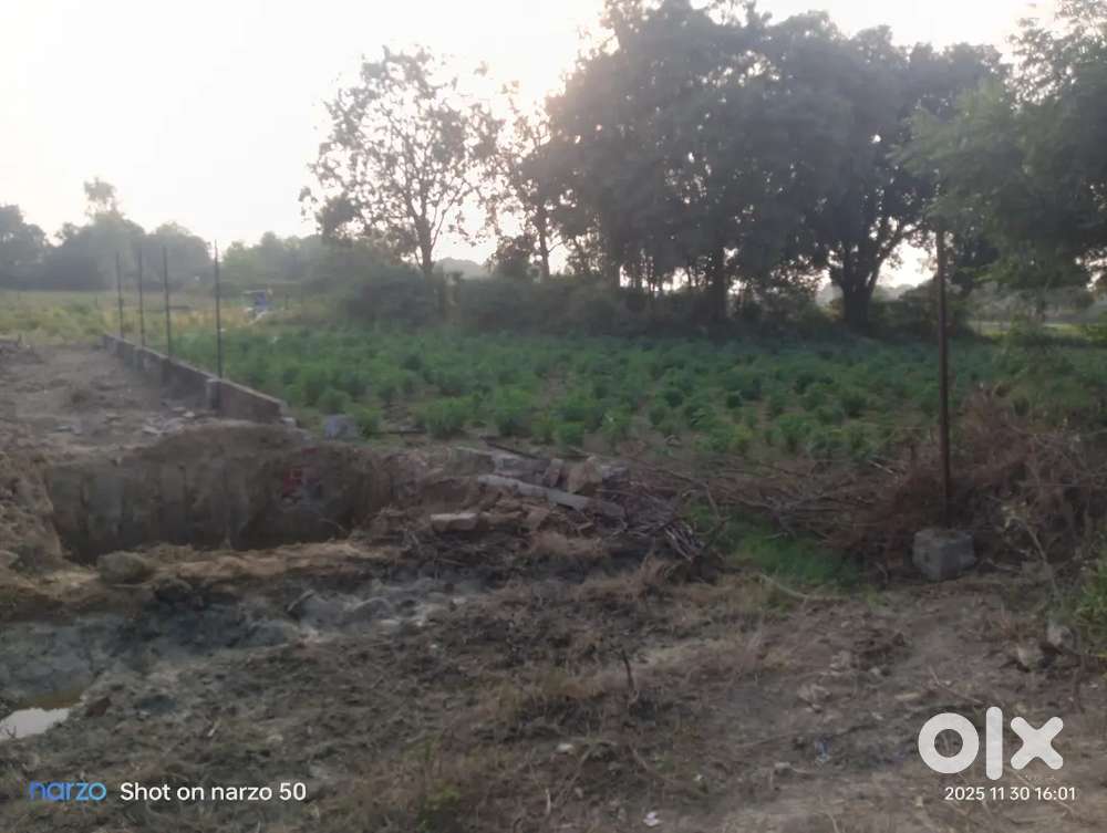 4 बिस्वा कृषि भूमि, मुख्य सड़क के पास, कब्ज़ा नहीं, 40% कम दर