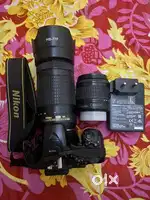 Nikon d5600 18-55 lens 70-300 lens