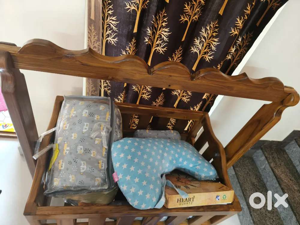 King size Teak Wooden Baby swing