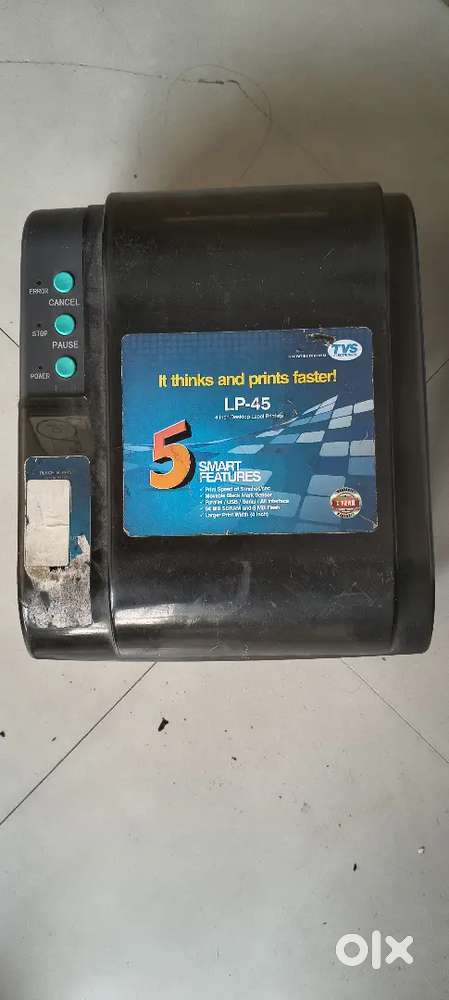 I want to sell my tvs LP-45 PRINTER