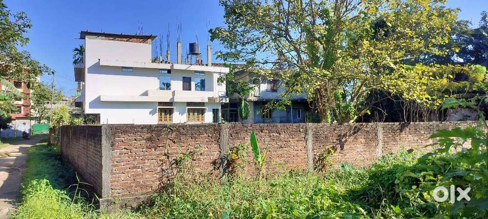1 katha 5 lecha land in Dakhingaon Guwahati with Boundary wall