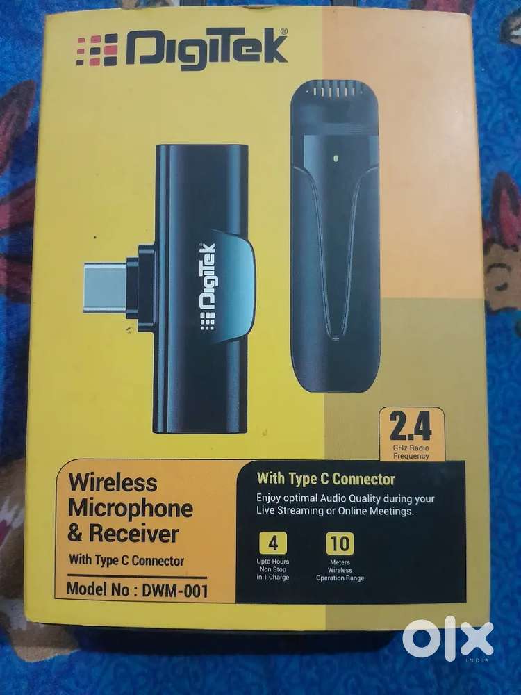Wireless microphone &receiver