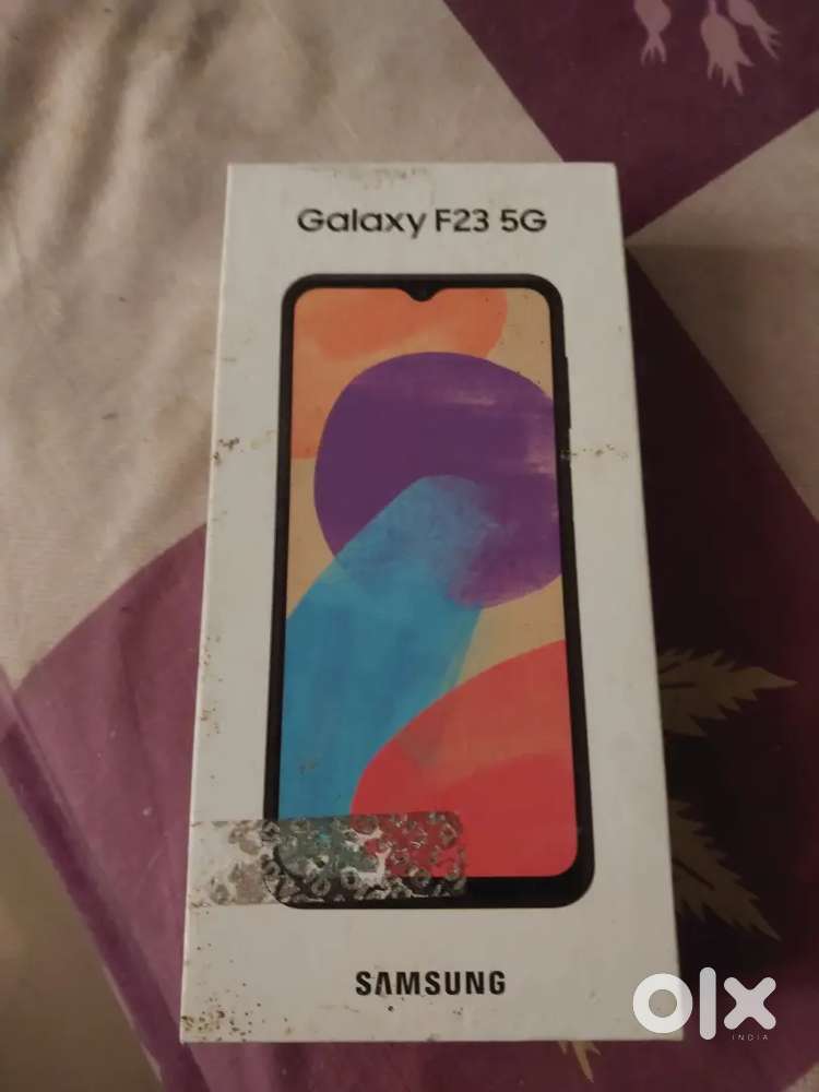 Samsung galaxy F23 5g with box nd cable