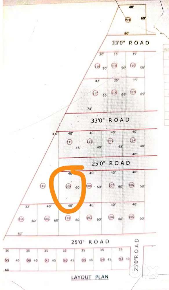 Plot for sale in uma nager, kalyanadurg
