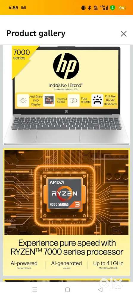 Hp Ryzen 3 7000 series