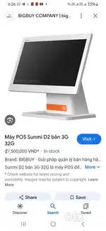 Billing sunmi d2
