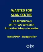 Need Lab Technician and Typist