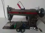 Sewing machine with motor