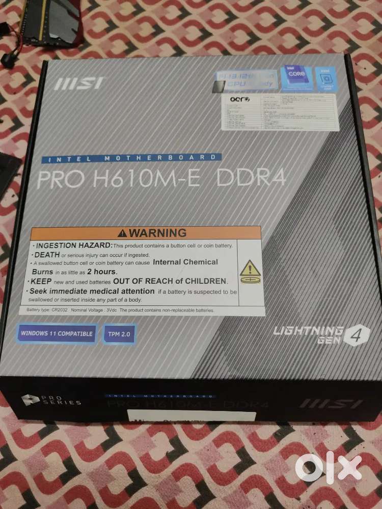 MSI PRO H610M-E DDR4 motherboard