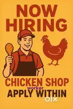 Hiring for chicken worker