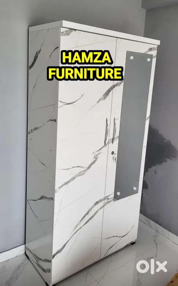 HAMZA FURNITURE New designer stylish look particle wood 2door almari