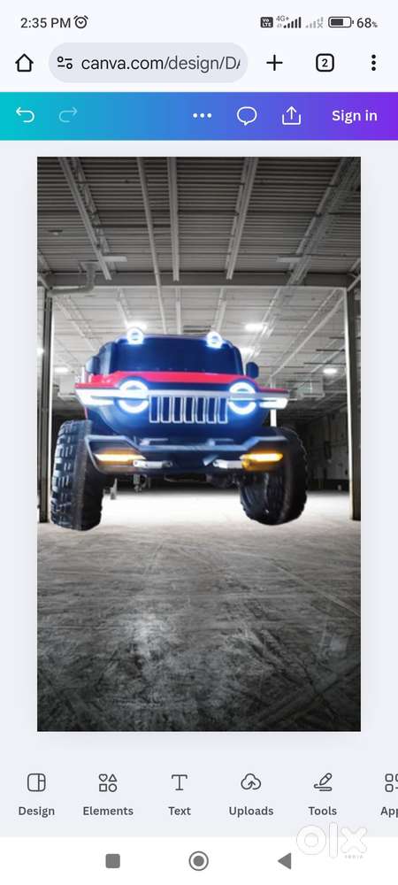 Heavy duty toy car