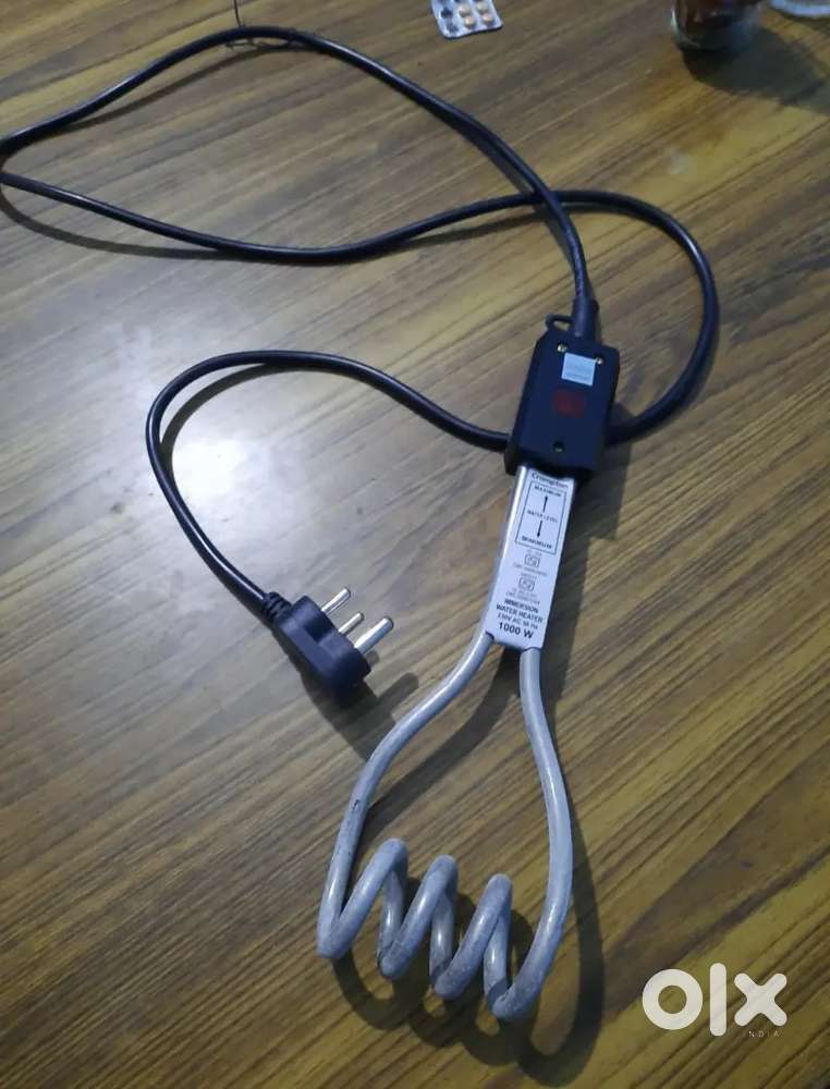 Electric water heating rod