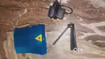 Laser box inside charger and stand