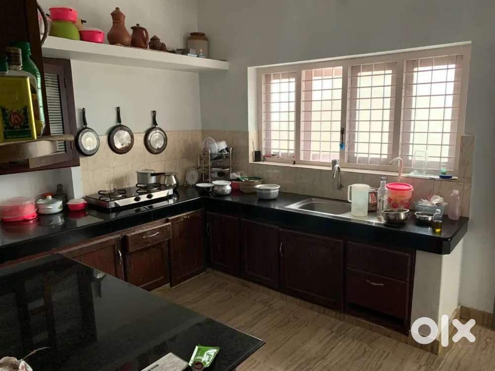 Wooden Kitchen shelf with frame