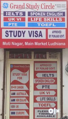 We provide classes for IELTS & SPOKEN ENGLISH WE ARE AVAILABLE FROM MORNING 9 AM TO 9 PM . ONE T...