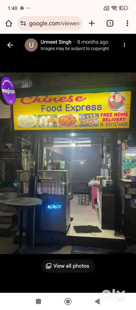 Partnership business and Chinese chef need