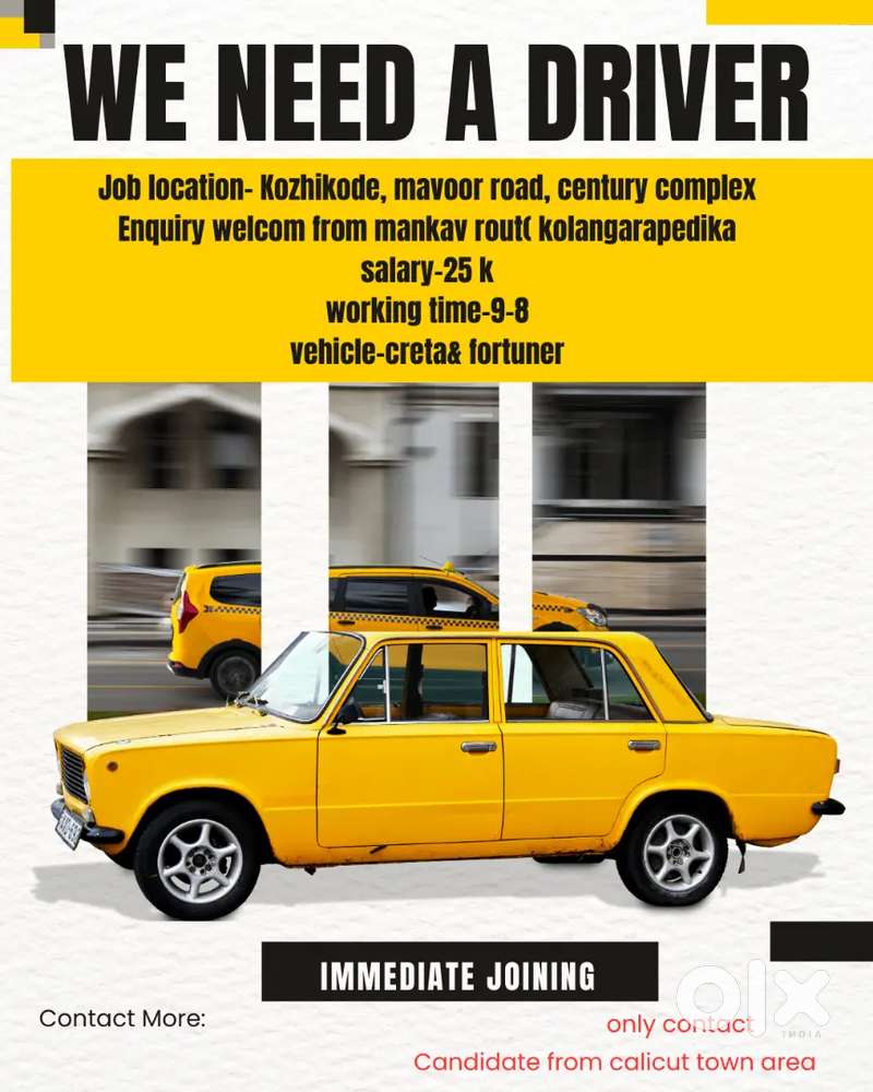 DRIVER- KOZHIKODE- century complex