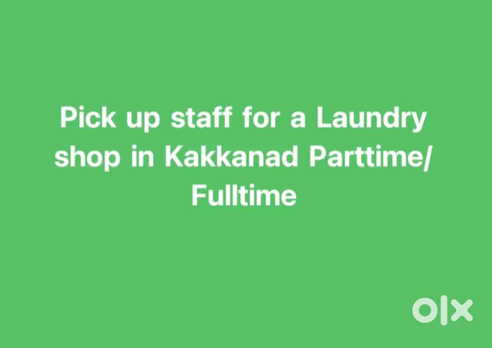Pickup staff for Laundry shop