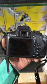 .Canon 1300d(camera body, dual lens,bag, single battery,charger.