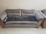 Sofa with  cover 3 +1+1