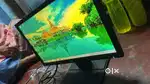 Asus computer with monitor and keyboard and mouse